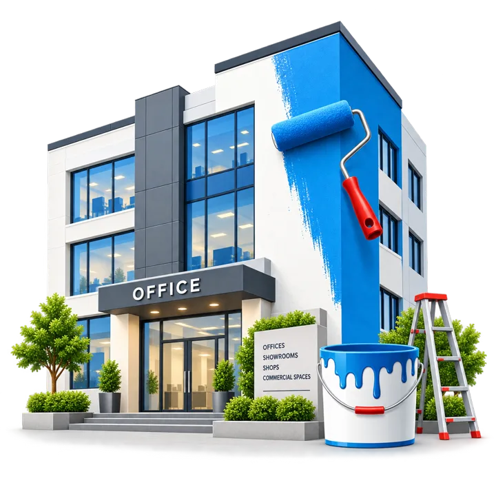 Commercial office painting service